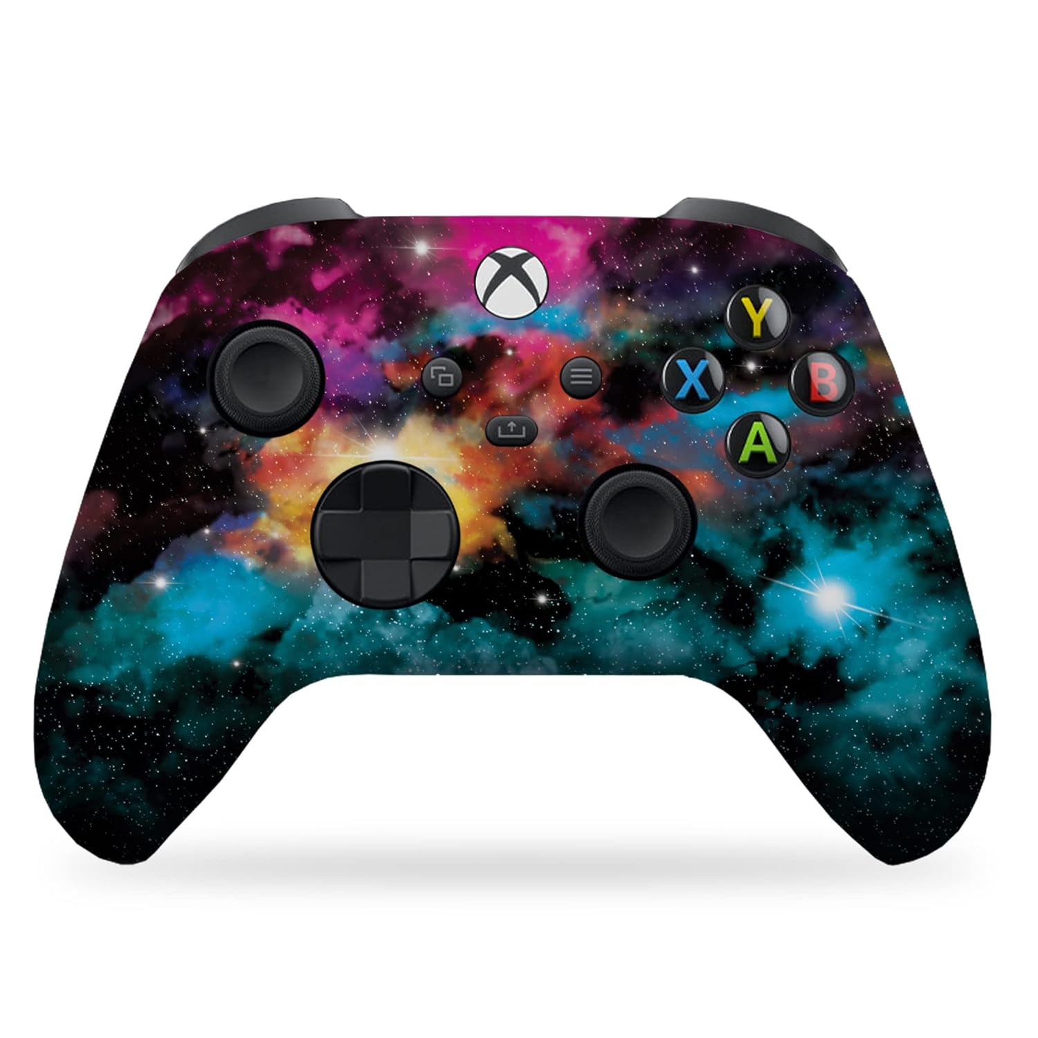 DreamController Galaxy Custom X-box Controller Wireless compatible with X-box One/X-box Series X/S Proudly Customized in USA with Permanent HYDRO-DIP Printing (NOT JUST A SKIN)