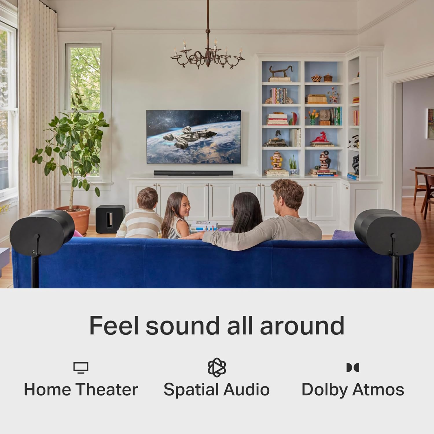 Sonos Era 300 - Black - Wireless, Alexa Enabled Smart Speaker with Dolby Atmos (Pack of 2)