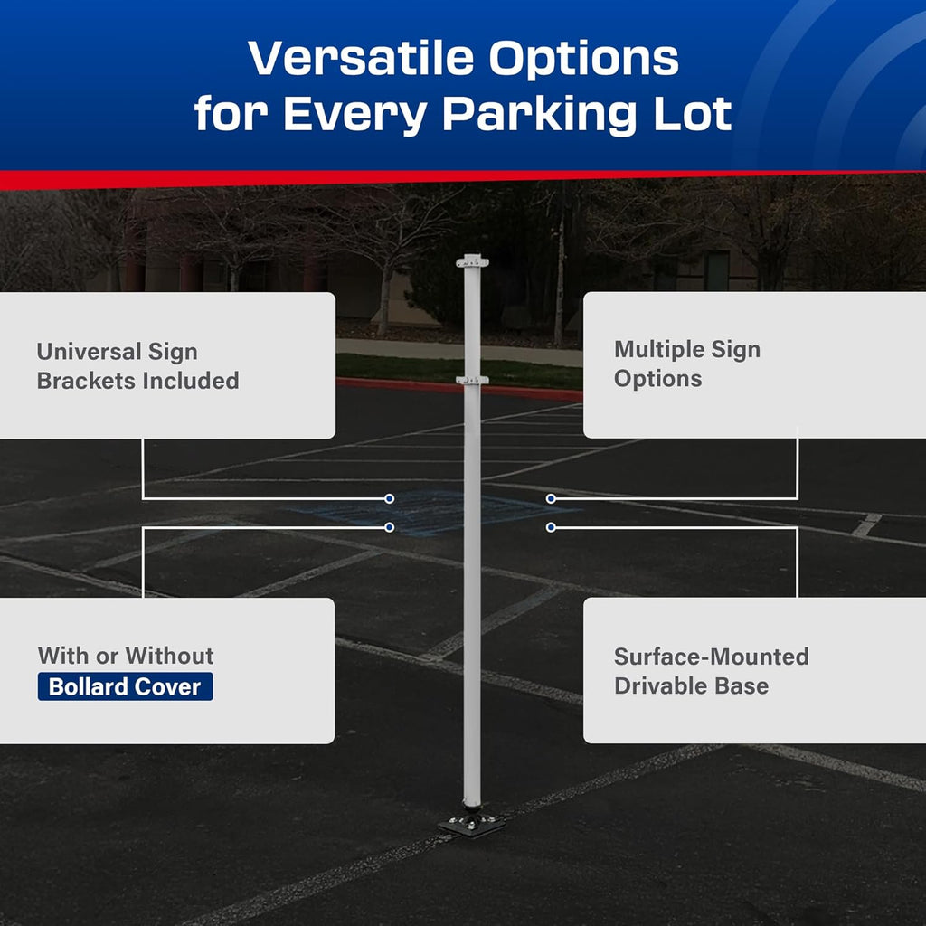 Impact Recovery - Sta-Rite Flexible Sign Post - Sign Holder for Handicap Parking Signs - Made in the USA - 78”