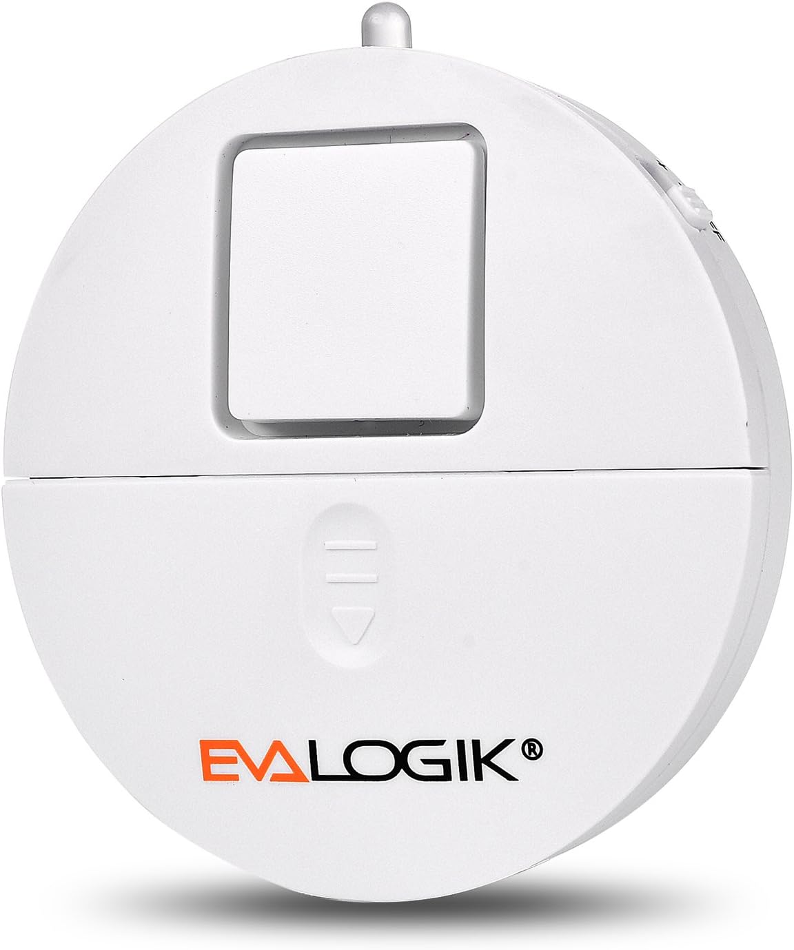 EVA LOGIK Modern Ultra-Thin Window Alarm with Loud 120dB Sound and Vibration Sensors Compatible with Virtually Any Window, Glass Break Alarm Perfect for Home, Office, Dorm Room- 4 Pack