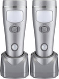Enhon 2 Pack Rechargeable 4-in-1 LED Emergency Lights, Plug-in Flashlights with Motion Sensor Night Light, Auto-On Power Failure Light for Home, Hurricane, and Outage Supplies