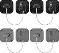Refrigerator Lock - Heavy Duty Fridge & Freezer Safety Latch for Babies & Toddlers, Easy Install Kitchen Cabinet Lock (Black & Grey 4)