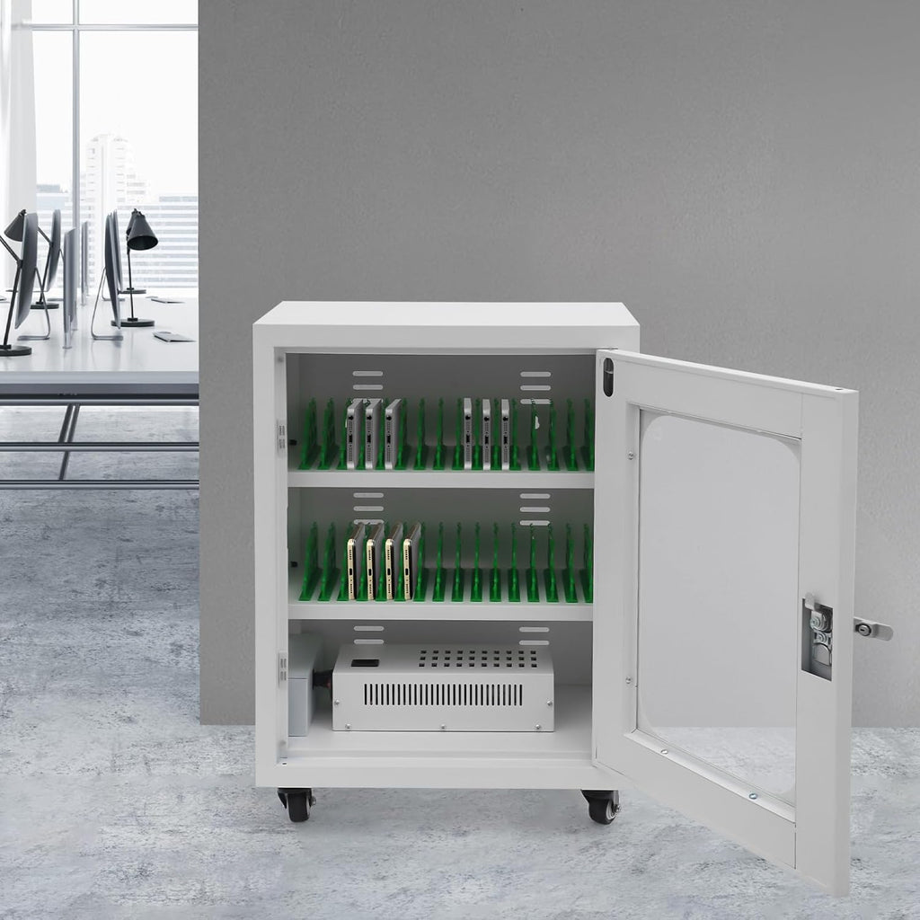 Cell Phone Charging Stations, Cellphone Charging Station Lockers, Rechargeable Cellphone Locker Storage Charging Station with Lock, 30