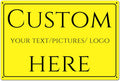 Custom Sign, Custom Delivery ，Aluminum Weatherproof Metal Sign Multiple Sizes, Customize for Office, Business, Workplace, office, Home, Delivery (14 * 10Inch)