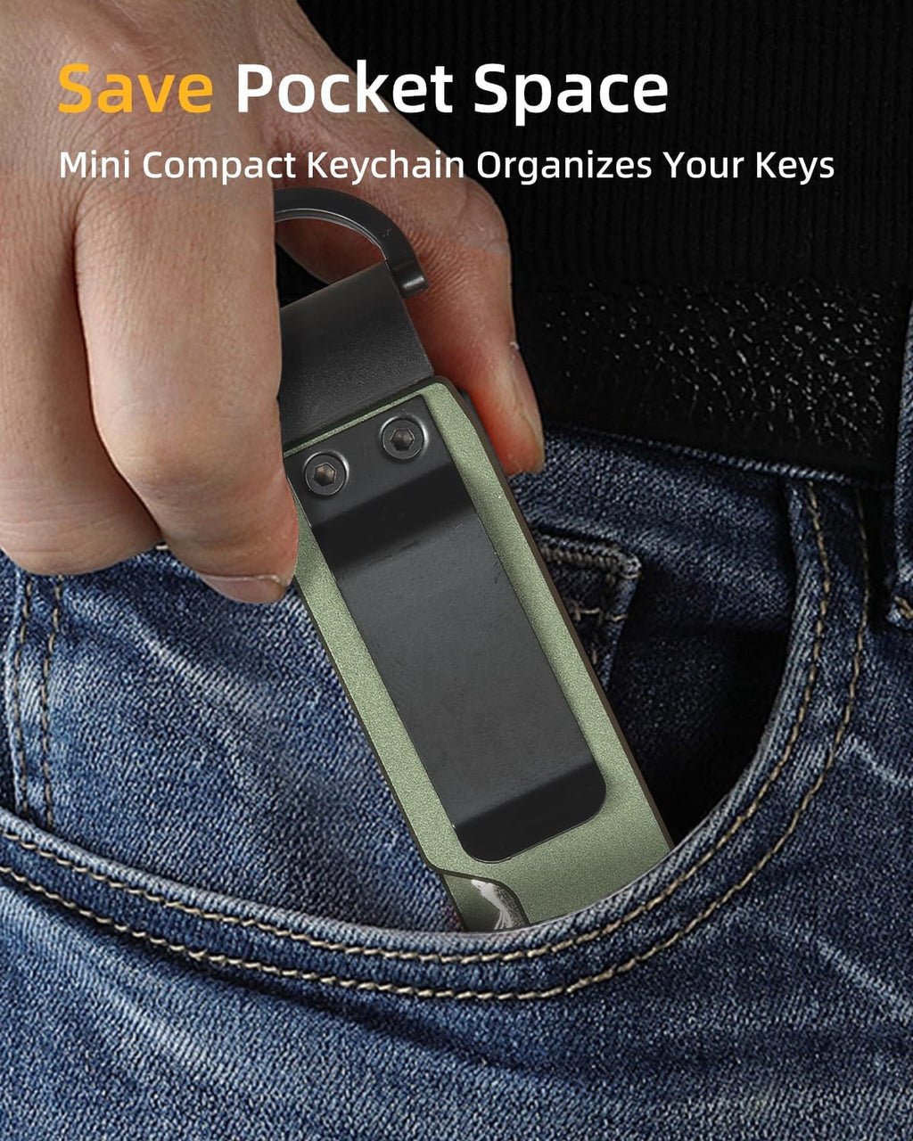 Keychain Key Holder Keychain Tile For Men/Women Key Finder Ring/Organizer for Car Keys Keyring Accessories 2-5 Keys