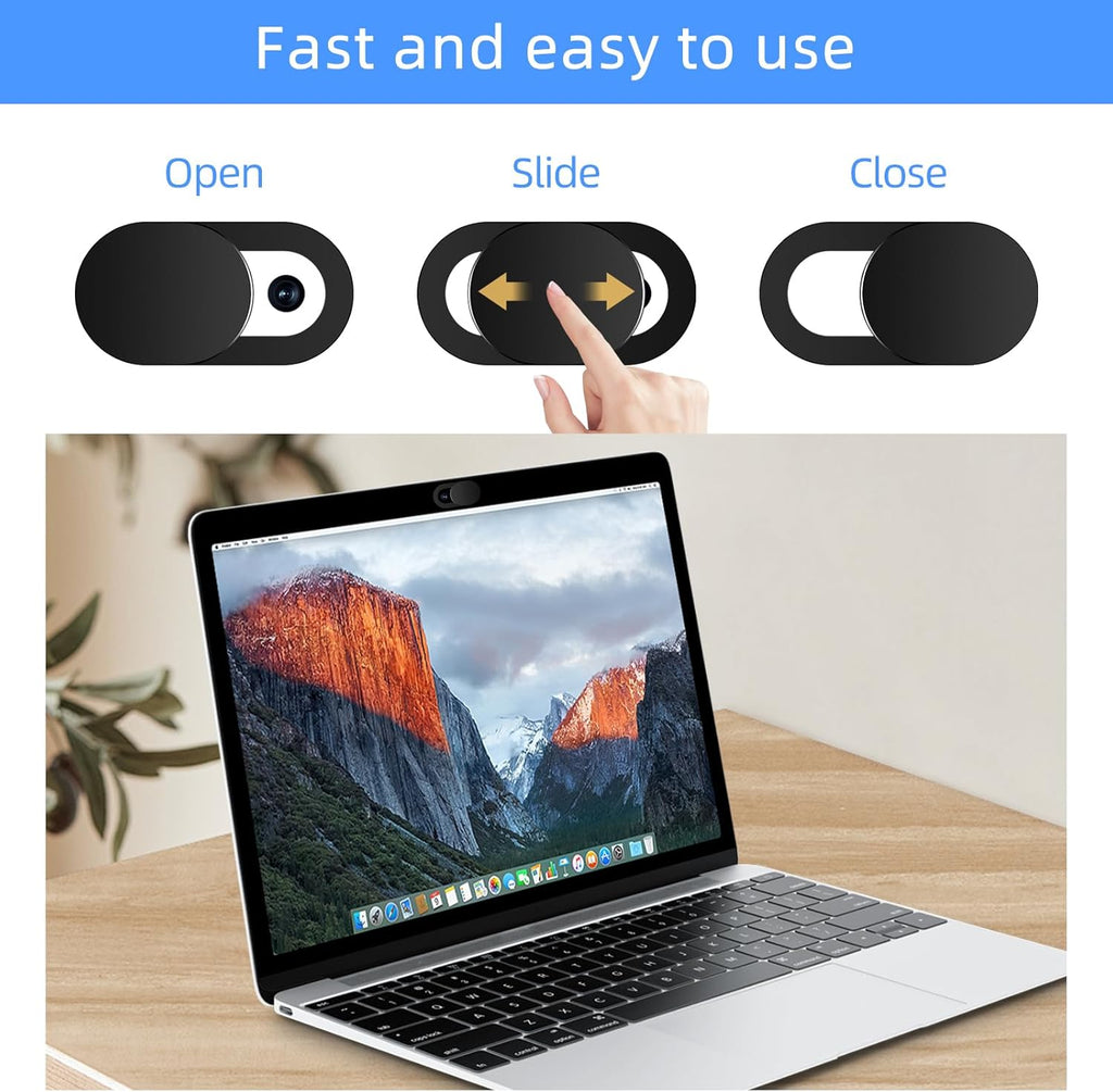 20PCS Laptop Camera Cover Sliders, Webcam Cover Slider, Phone Camera Cover and Webcam Cover Slider for Computers, Smartphones