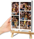 Custom Photo Frame with Stand, Personalized Picture Display, MDF and Wood Construction, Desktop Decor, Multiple Designs, Customizable Gift for Family and Friends