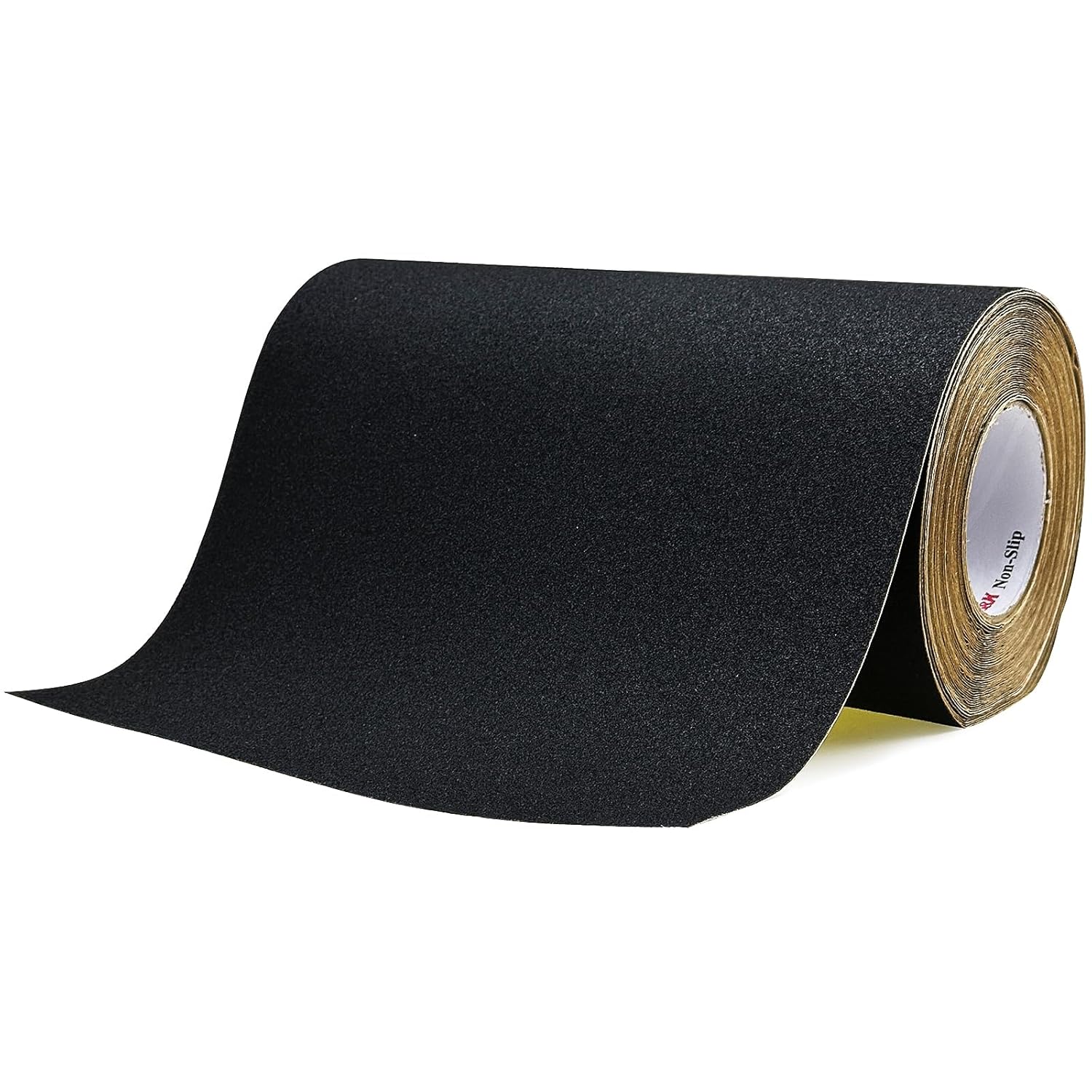 S&X Anti Slip Tape 12 Inch x 60 FT Roll Black Grit 60 Exceptional Traction Non-Slip Skid Grip Tape for Outdoor Stair Treads, Wooden Steps & Exterior Grips - Long-Lasting Tread Strips
