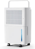 2,500 Sq Ft Portable Home Dehumidifier with Drain Hose, 74 OZ Water Tank, 24 Hr Timer, 3 Modes High Efficiency Compressor for Basement, Bedrooms, Bathrooms and Laundry Rooms