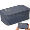 Timed Lock Box - Unplug from Cell Phones, Video Games, Socials, Snacks, Distractions - Simple or Timer Lock Mode - 30 Days Max Timer - Be More Present, Productive & Focused - Habit Control - Gray