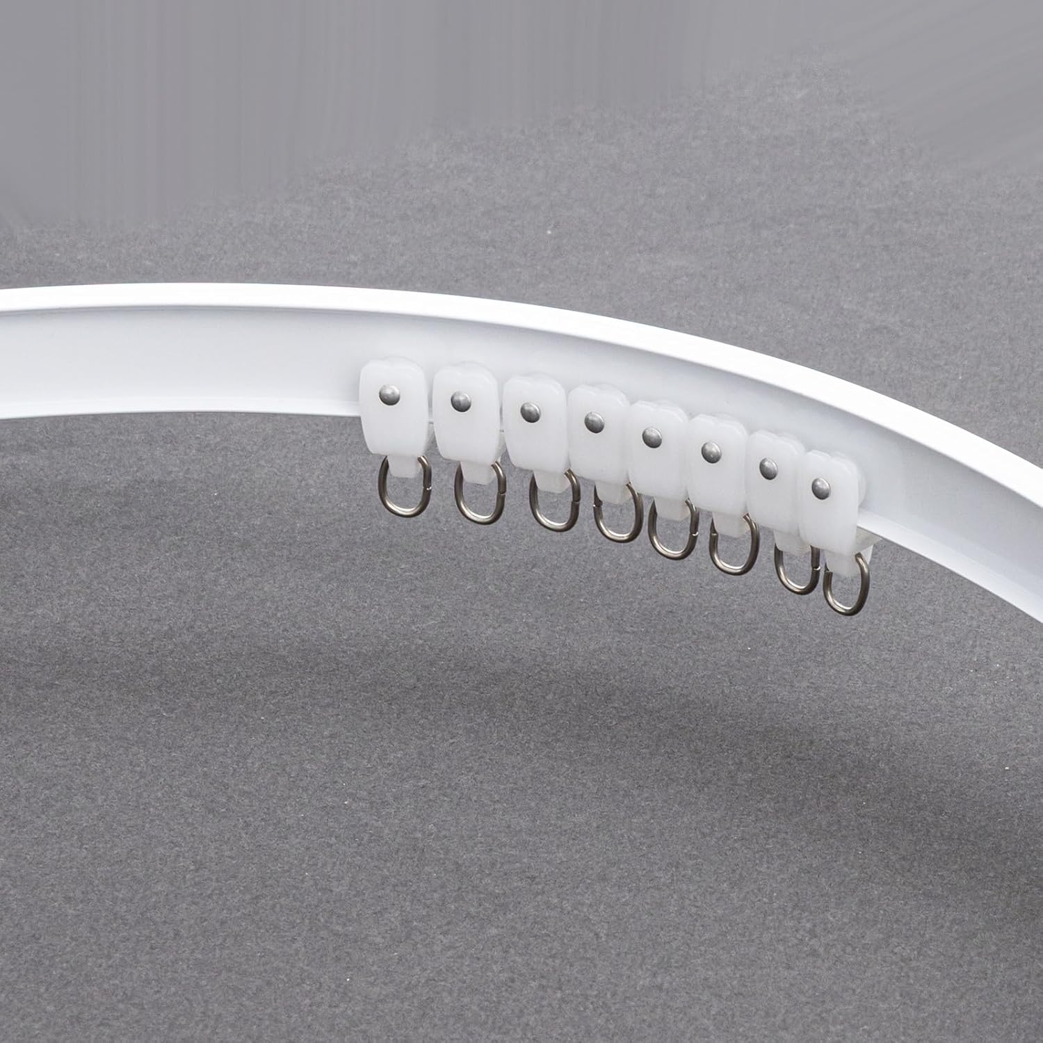 Bendable Ceiling Curtain Track White Pulley 20pcs