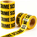 Crime Scene Do Not Cross Tape 6 Pack 3 inch x 1000 feet, Bright Yellow with a Bold Black Print for High Visibility • Tear Resistant Design