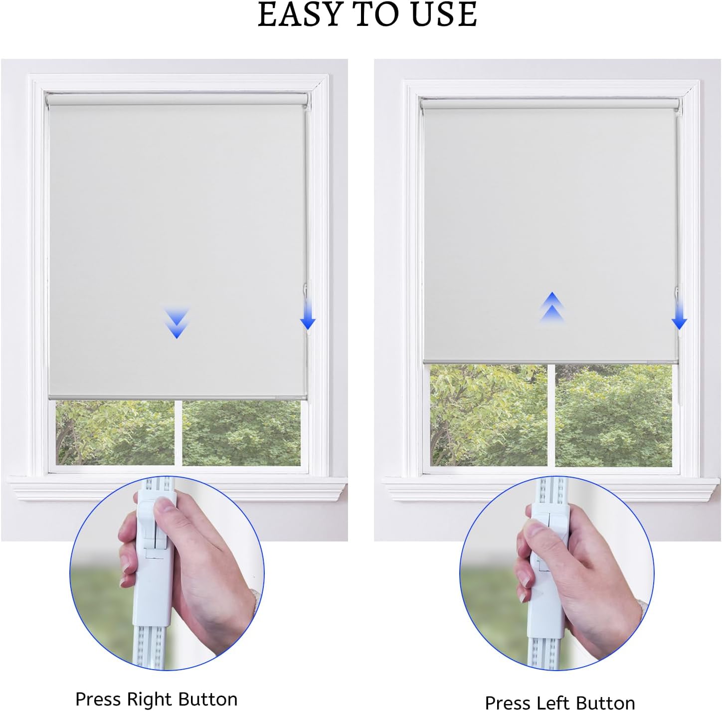 ChrisDowa Inaccesible Blind Chain Wand for Roller Shade of 1-1/8” (28mm) Tube, Preseve The Convenience of Chain System and Avoid Stragulation Hazard, Safe for Child