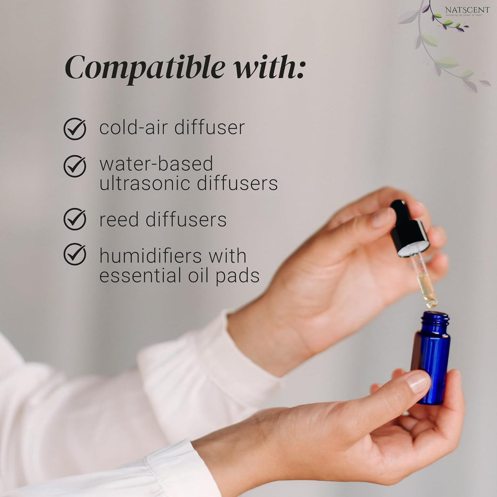 Cozy Apple Essential Oils for Diffusers for Home, Nature-derived Fall Essential Oils, Long-Lasting & Family-Friendly Diffuser Oils Scents, IFRA Certified, Cold Air & Ultrasonic - 0.33 oz