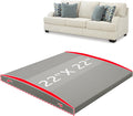 HAVARGO Couch Cushion Support High Density Foam 22X22X2.4 Inches Sofa Couch Supports for Sagging Cushions Light Grey 1Pc with Anti Slip Mesh Fabric
