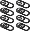 Amabro 8PCS Webcam Cover Slide, Thin Phone Camera Cover Laptop Computer Camera Cover Slide Blocker Slider Lens Cover Protector Protect Privacy Security Fits Desktop PC Tablet Pad(Eye)