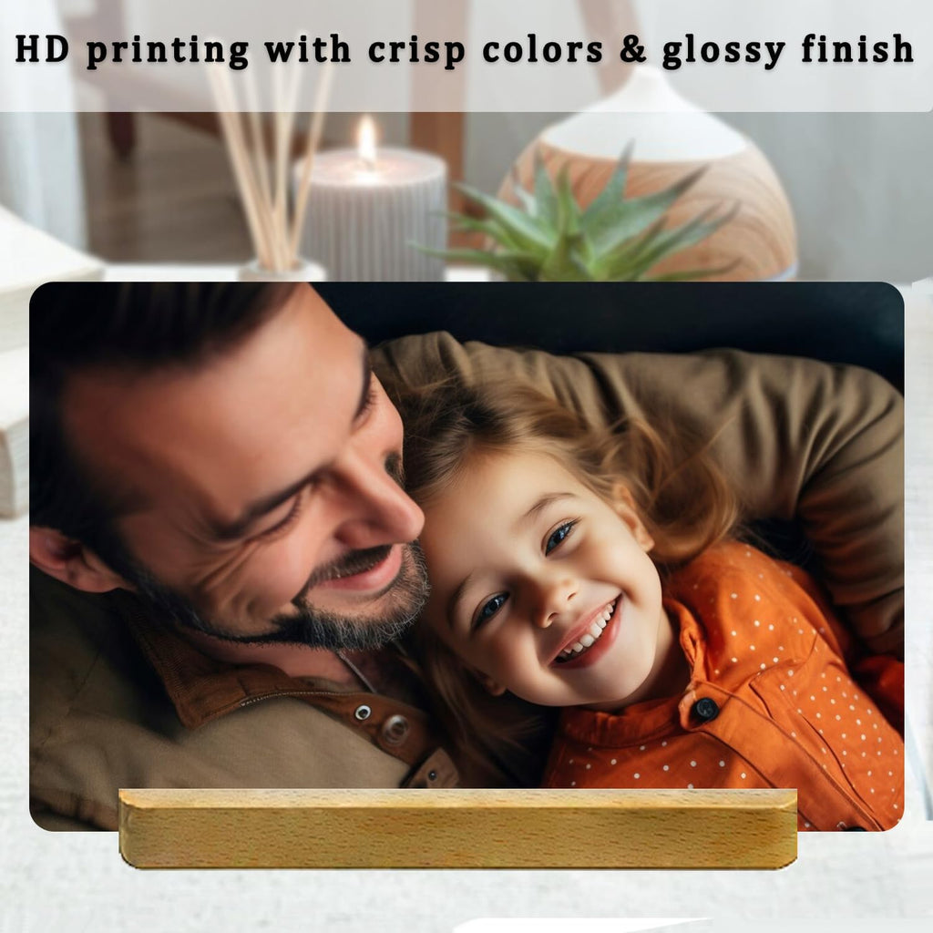Custom Metal Photo Prints, Personalized Picture Frame with Your Photos, Customized Photo Gifts for Lovers, Couples, Family and Home Decor