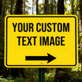 Custom Metal Sign, Personalized Signs for Business, Workplace, Home, 24x18 Inches, Engineer Grade Reflective Opion, Rust Free Aluminum, UV Ink Printing