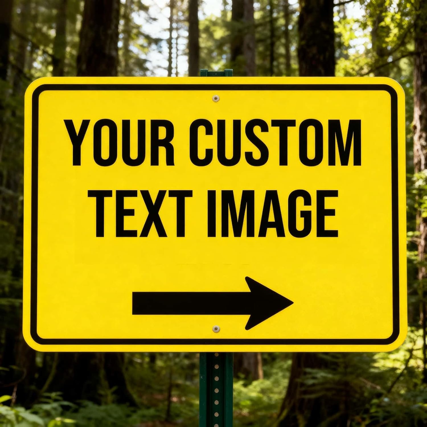 Custom Metal Sign, Personalized Signs for Business, Workplace, Home, 30x24 Inches, Engineer Grade Reflective Opion, Rust Free Aluminum, UV Ink Printing