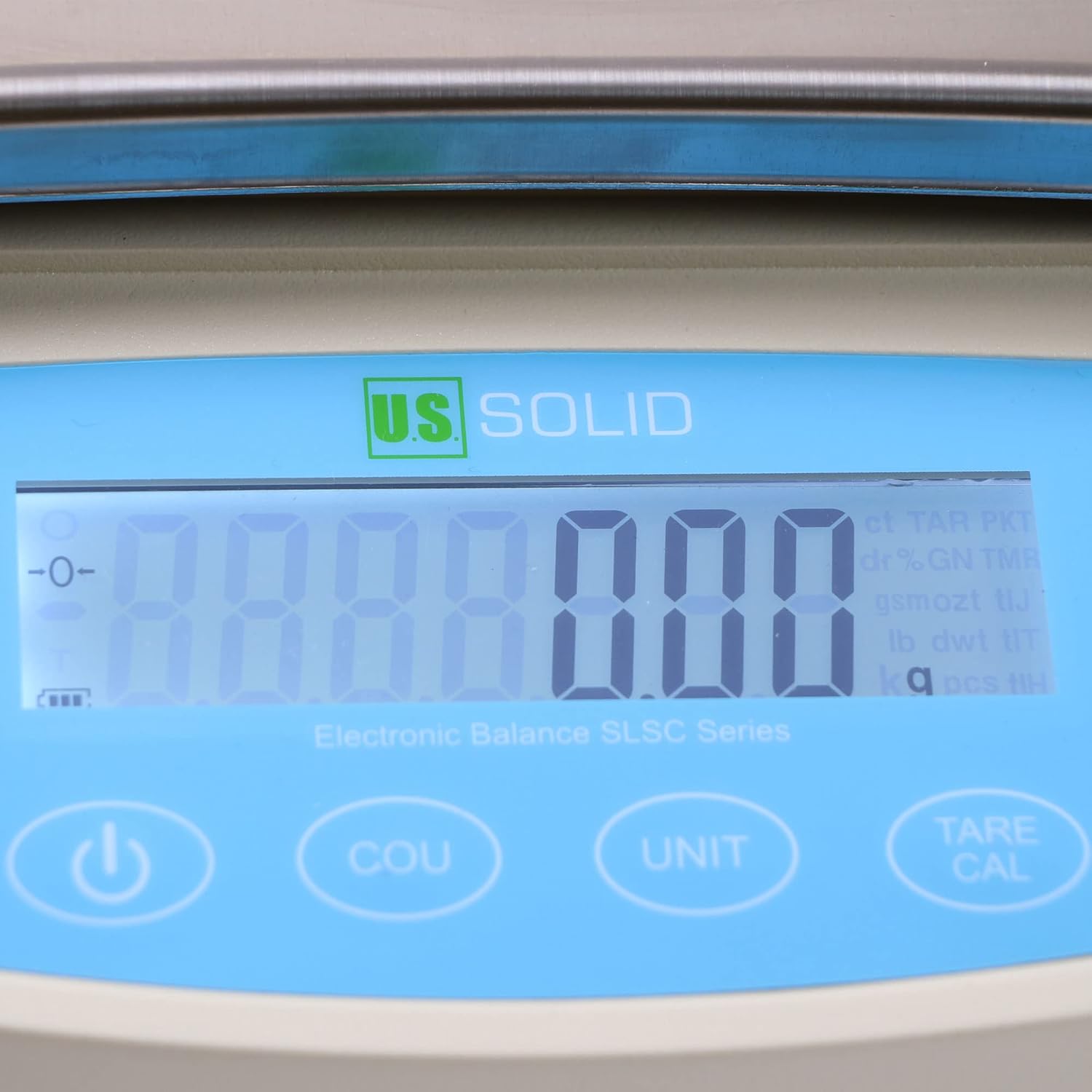 U.S. Solid Precision Lab Scale 5000g x 0.01g Analytical Balance USB RS232 Interface, 19 Measurement Units