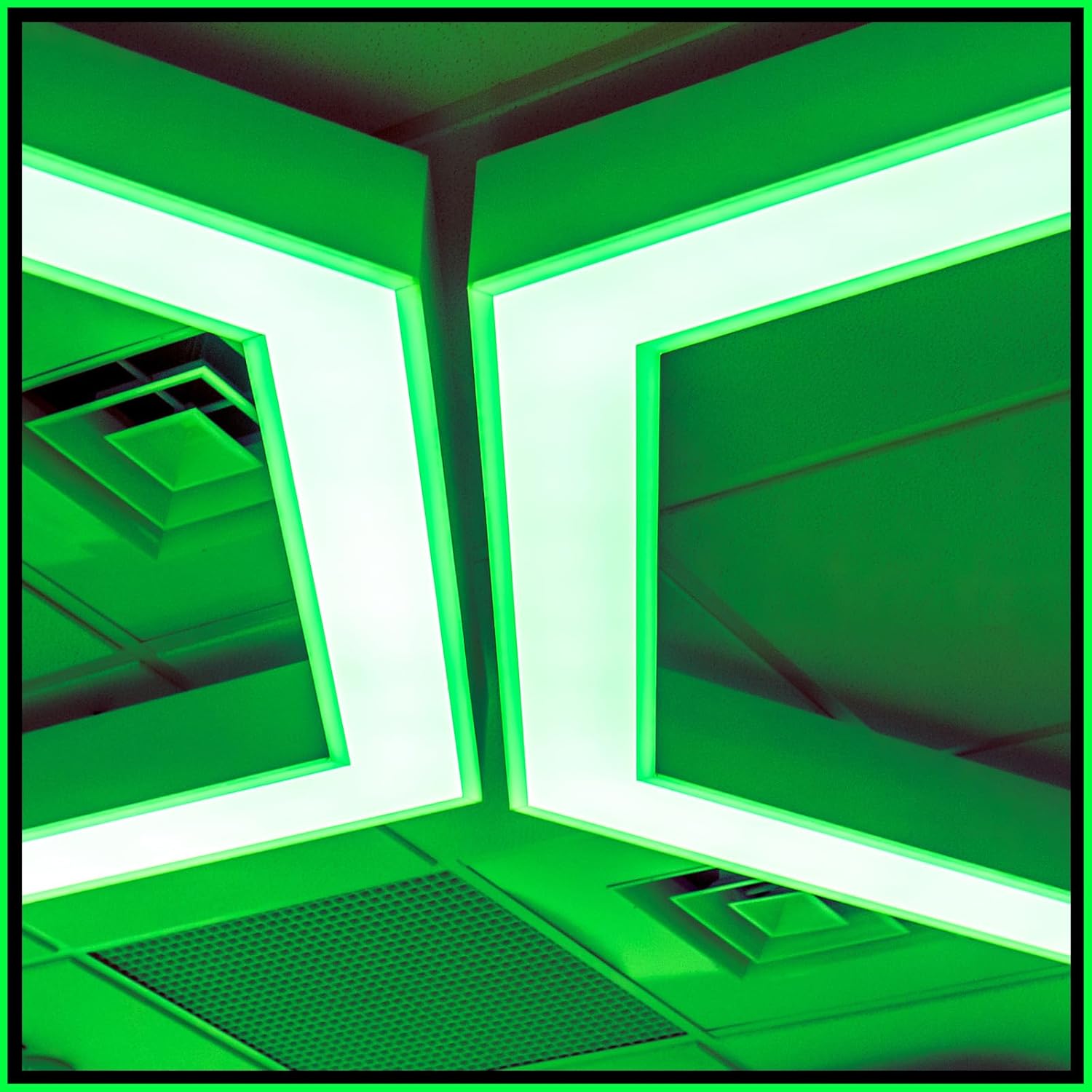 2 Rolls Glow in The Dark Tape 32.8 ft x 2 Inch Luminous Phosphorescence Green Long Lasting Bright Glow Tape for Halloween Night Decorations, Theater Stages, Stairs, Walls, Steps and Exit Sign