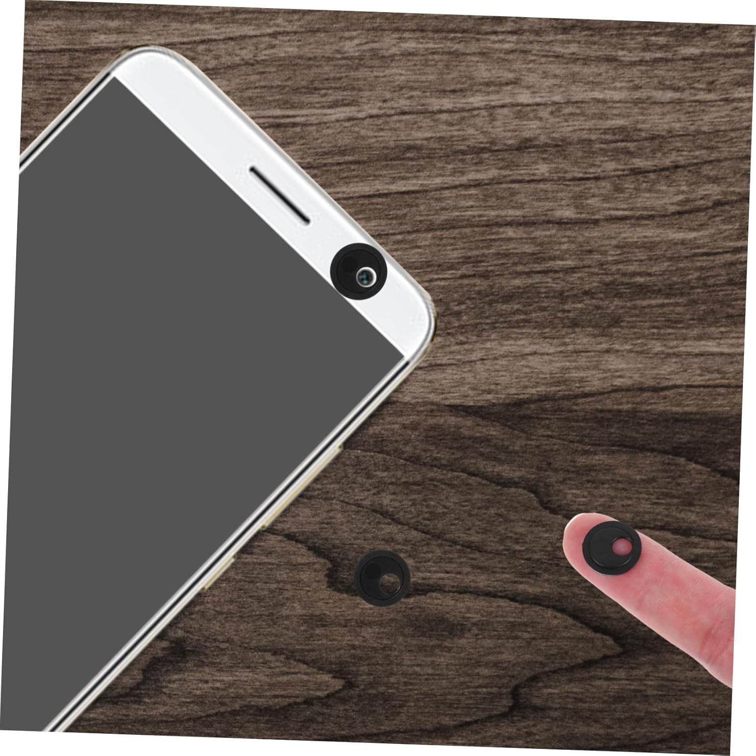 Angoily 6pcs Keep Your Phone Camera Lens Covers for Phone Webcam and Security Camera Material