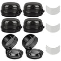 Stove Knob Safety Covers, 6PCS Gas Stove Knob Locks, Heat-Resistant Covers, Easy to Install Oven for Child SafetyStove Safety