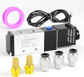 TAILONZ PNEUMATIC 1/8"NPT Solenoid Valve 4V110-06 AC220V Single Coil Pilot-Operated Electric 2 Position 5 Way Connection Type Outlet wire