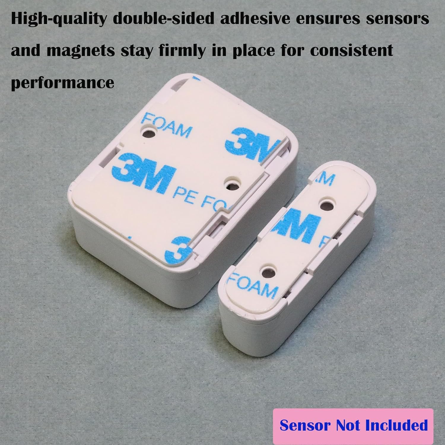 Double-Sided Adhesive Replacement for SimpliSafe Entry Sensors – 60 Pre-Cut Tape (30 for Sensors, 30 for Magnets) – Durable & Dependable Bond for Secure, Long-Lasting Hold