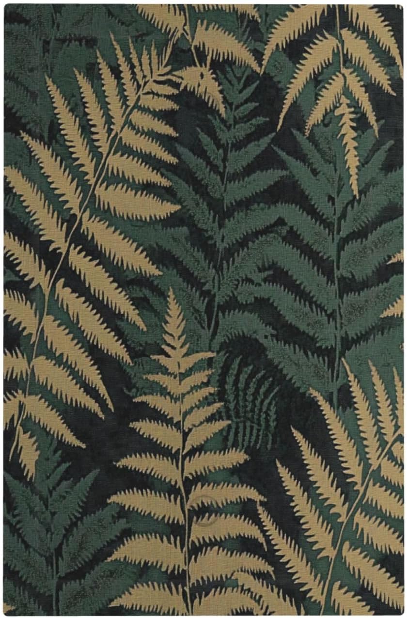 Light Switch Cover Plate Botanical Fern Green Leaf Forest 1 Gang No Device Blank Electrical Wall Plates Faceplate Decorative Switch Plate For Bed Room Home Decor