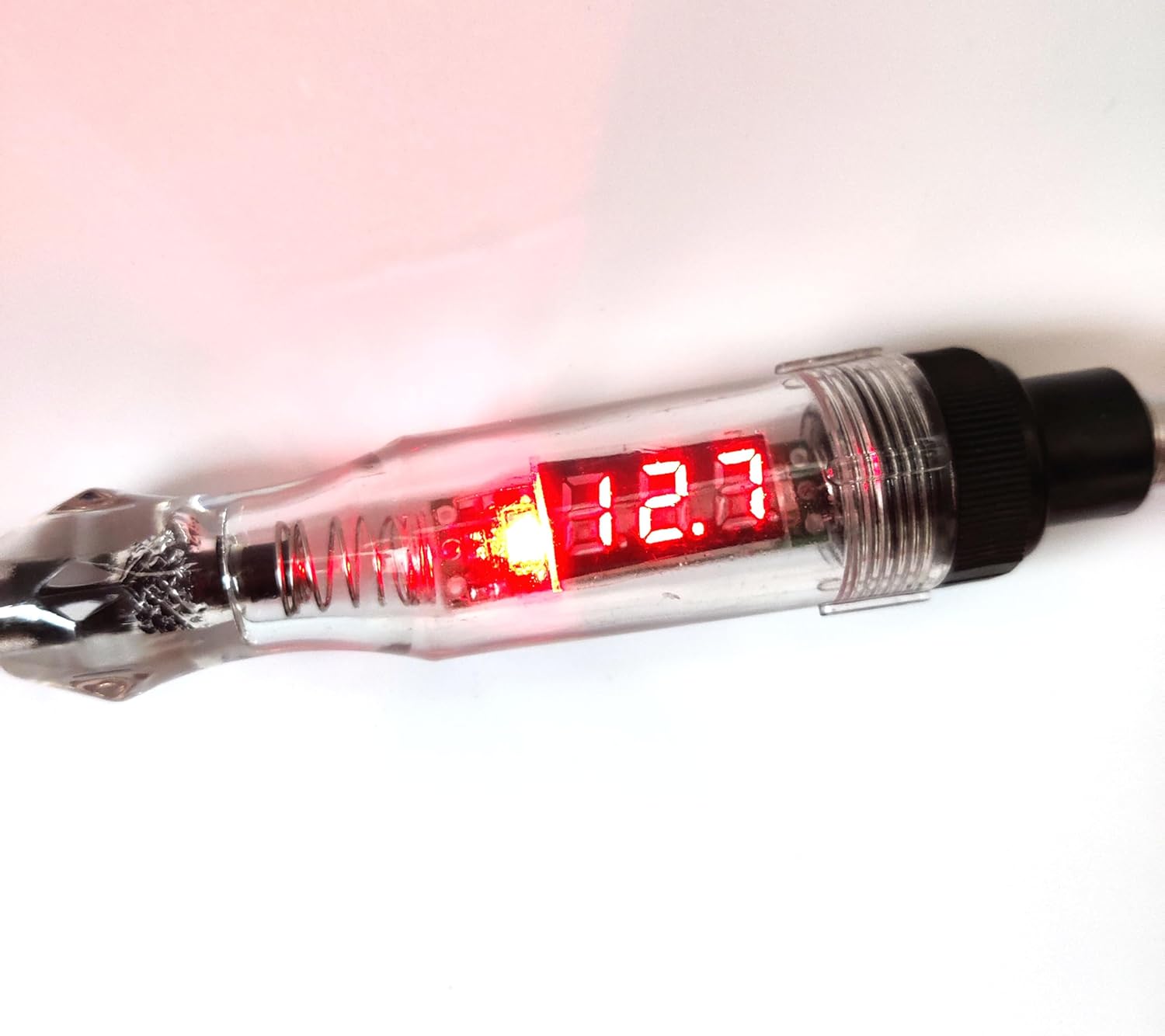 Automotive Circuit Test Light 3-60V DC Digital LEDTester, Heavy Duty Light Tester with Voltmeter, Auto Bidirectional Voltage Tester Electric Test Pen (Test Pen)