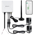 WiFi Energy Monitor with 2 * 300A Clamps, Real-Time Electricity Tracking, Smart Home Power Management