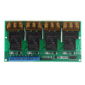 30A 4 Channel Relay Module Expansion Board for DSP AVR ARM (12VDC)