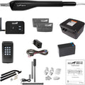 Mighty Mule Gate Opener, Solar and Smart Ready, Heavy Duty Automatic Gate Opener, Gates up to 18ft or 850lb, Single Gate Opener - Estate, MM571W-EST