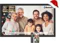 BSIMB Large Digital Picture Frame 32 Inch, 64GB 1920x1080 FHD WiFi Digital Photo Frame Electronic Display, Wall Mount Included, Share Pictures/Videos via App Easy Setup Gifts for Mom(Non-Touch), Black