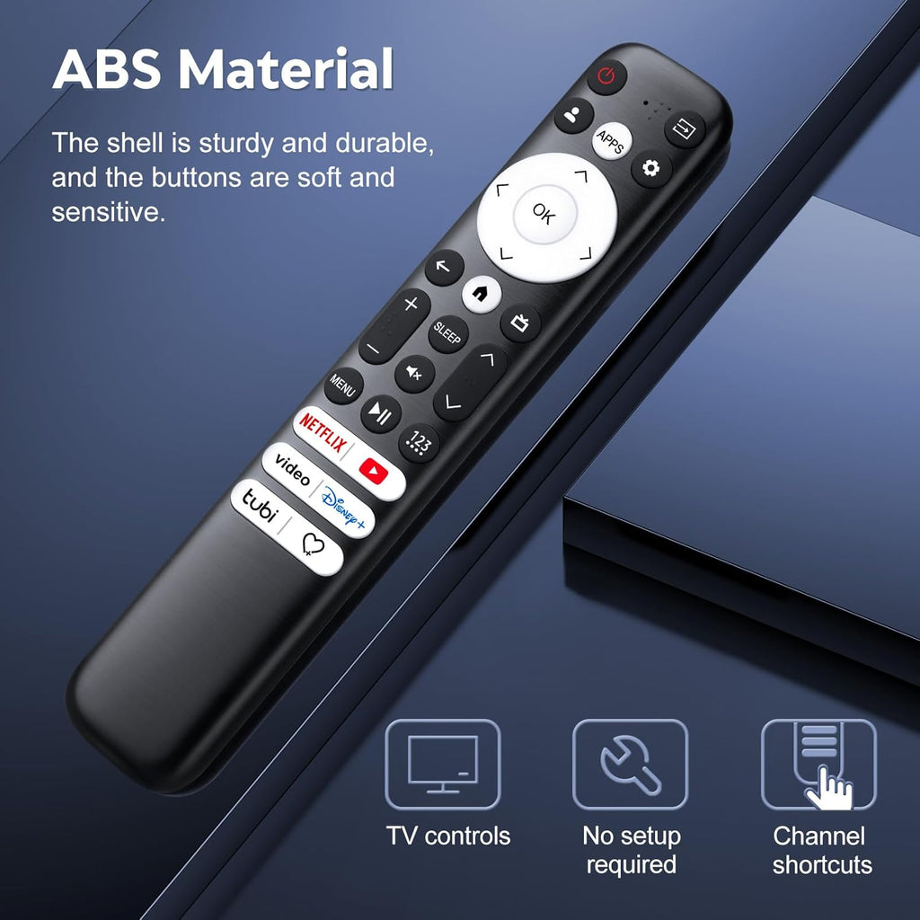 Replacement Only for Hisense-Google-TV-Remote, for Hisense Mini-LED QLED ULED UHD 4K Google Smart TVs