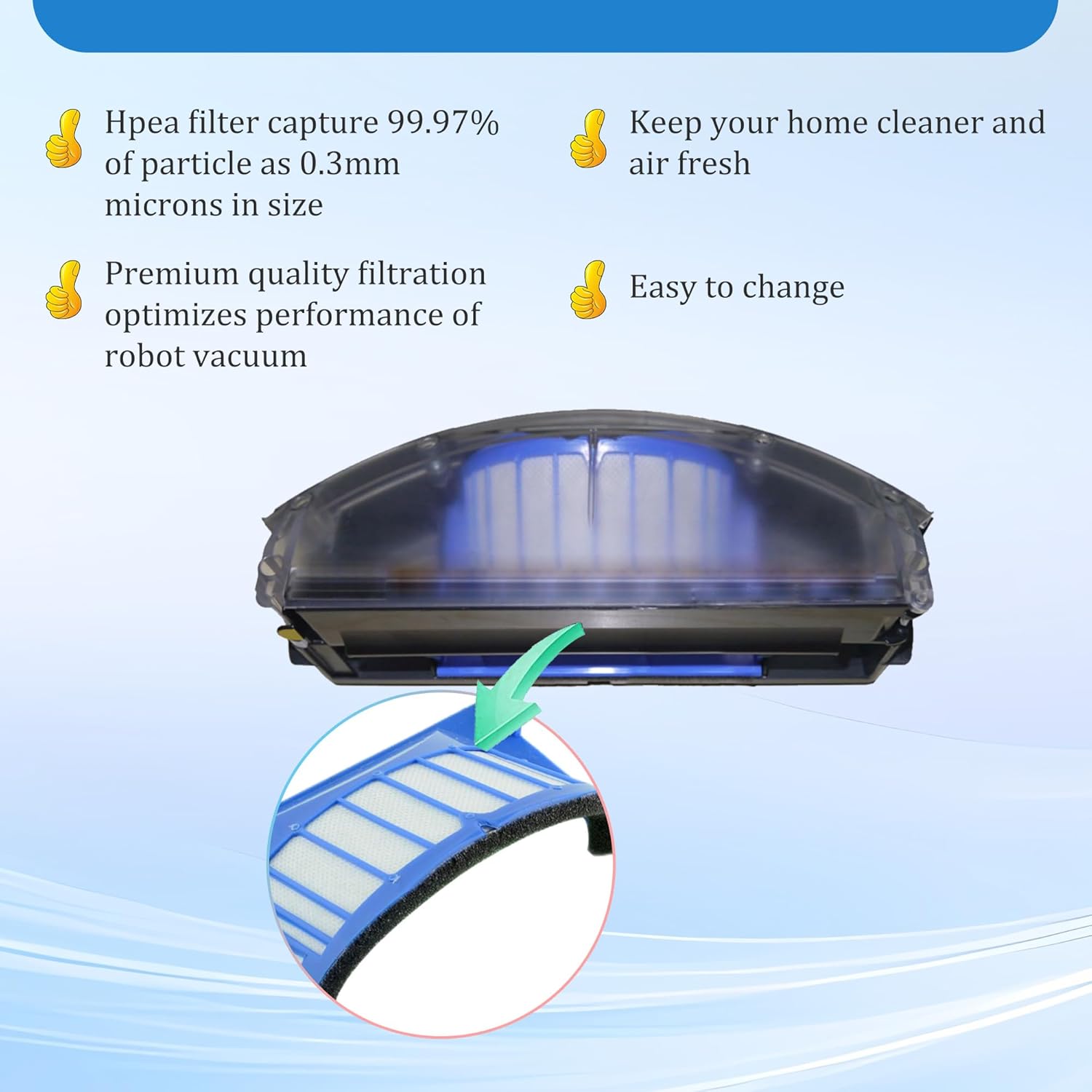Replacement Parts Bristle Brushes Filters & Side Brush & Tools Compatible with iRobot Roomba 600 Series 550 560 614 618 620 630 650 660 665 680 685 690 692 694 695 Vacuum Accessories