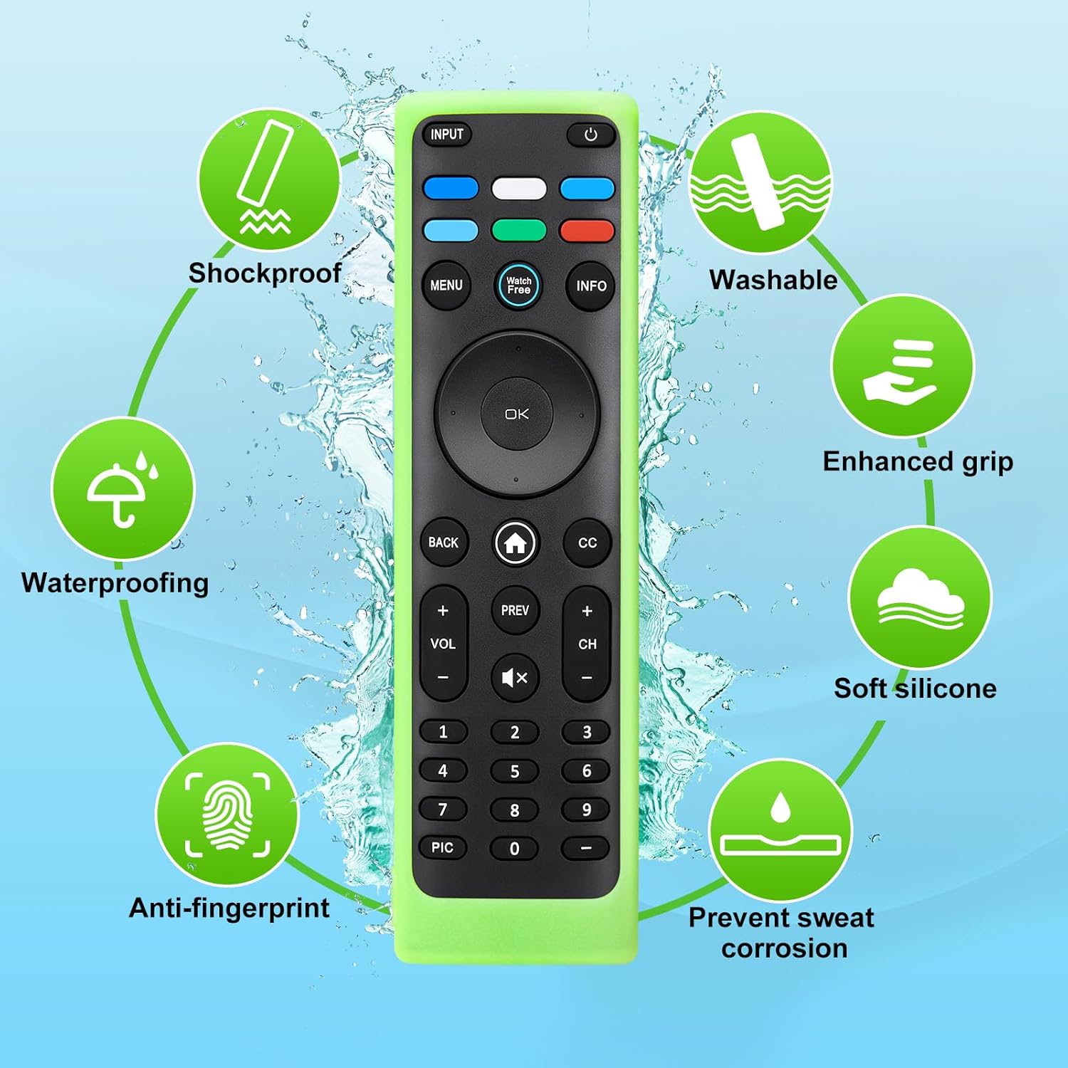 Cover-for-Vizio-Smart-TV-Remote Silicone Case XRT136/ XRT140