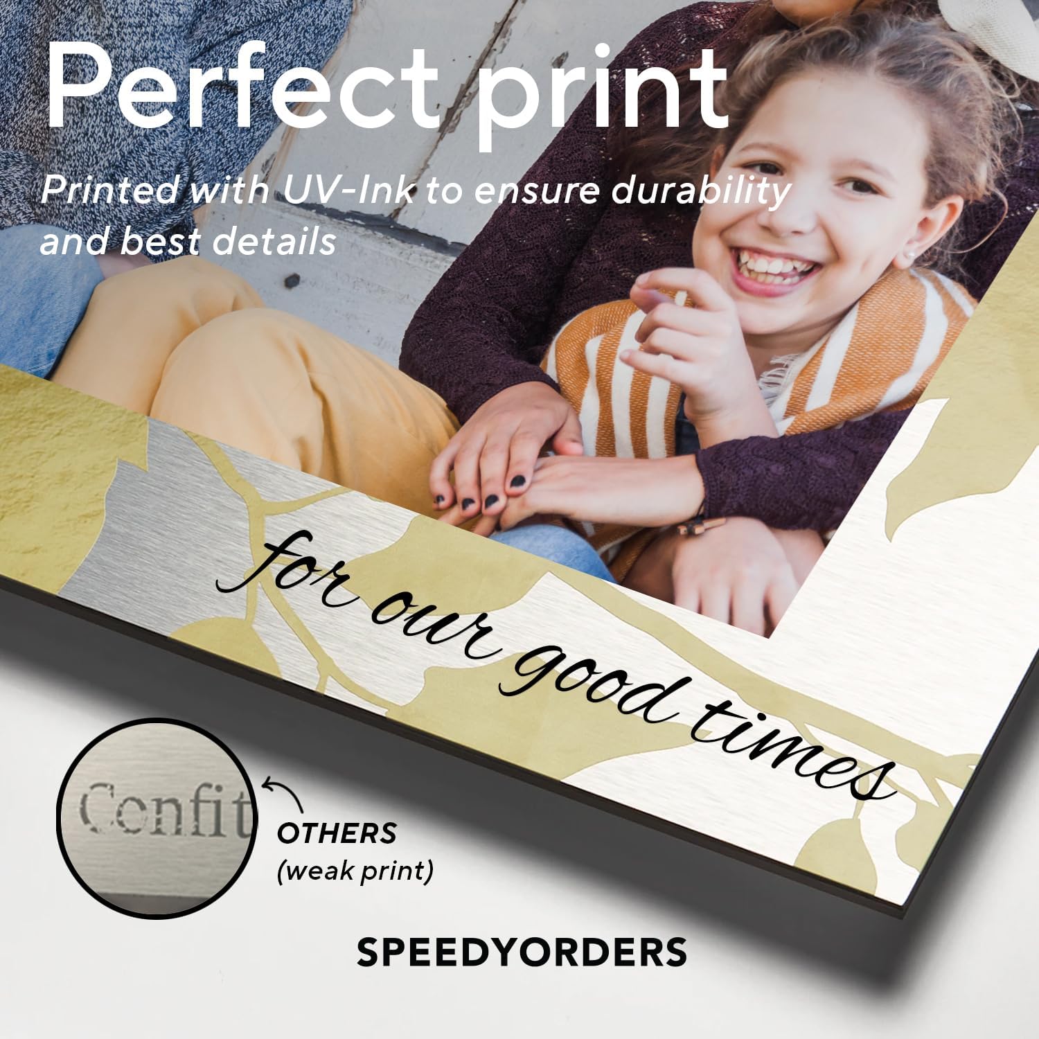 Custom Outdoor Metal Sign, Personalized Aluminum Safety and Business Signs, Waterproof (Picture, 36x24 In) - White Aluminum