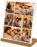 Custom Metal Photo Prints, Personalized Picture Frame with Your Photos, Customized Photo Gifts for Lovers, Couples, Family and Home Decor