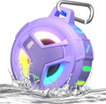 EBODA Bluetooth Shower Speaker, IP67 Waterproof Portable Wireless Small Speakers, Floating, 24H Playtime for Home, Beach, Pool, Kayak, Hiking, Boat Accessories, Gifts for Women, Girls - Purple