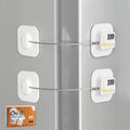 Refrigerator Lock Fridge Locks for Kids Keyless Child Safety Cabinet Locks for Cabinets Closets Drawers Window Electrical Appliances
