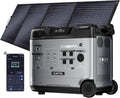 OUKITEL P5000 Pro 3600W Solar Generator with 400W Panel, 5120Wh Solar power station with 5 AC Outlets (5000W Peak), 1800W Fast Charging, Emergency Battery Backup for Home, Camping & RVs