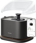 PETLIBRO Upgrade Cordless Cat Water Fountain + Splash Shield, Cat Fountain App Monitoring 3L/101oz Dockstream 2 Pet Water Fountain with Stainless Steel Tray, Shield Prevent Water Spills