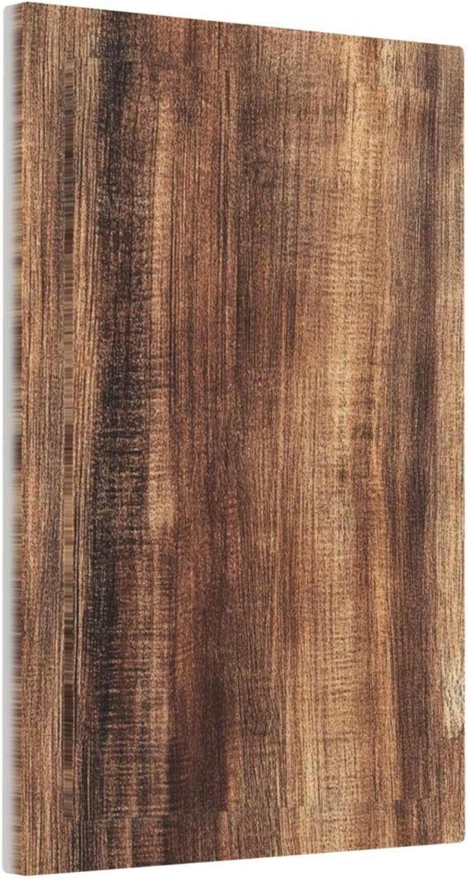 Light Switch Cover Plate Vintage Rustic Brown Wood Grain 1 Gang No Device Blank Electrical Wall Plates Faceplate Decorative Switch Plate for Bedroom Farmhouse Decor