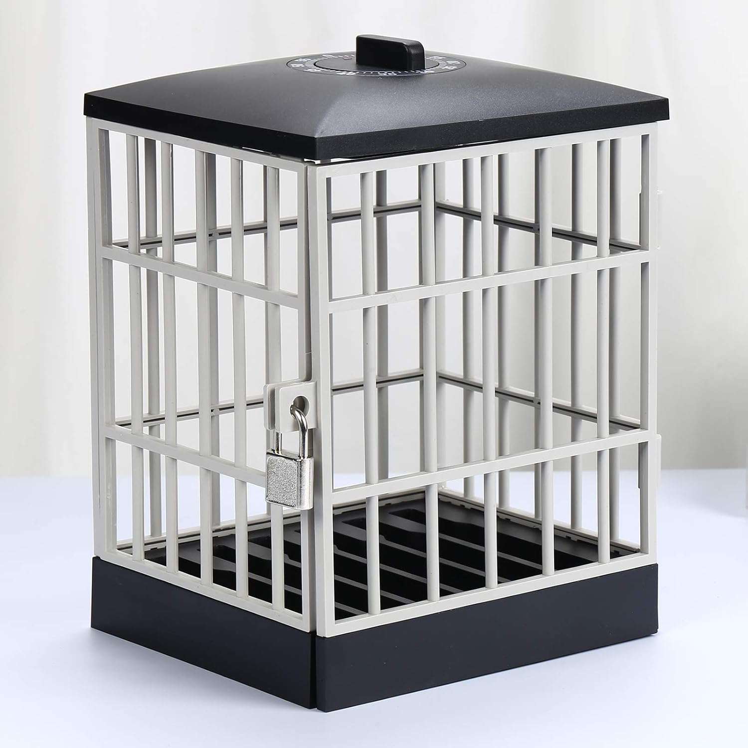 Phone Lock Box, Timer Control Cell Phone Jail with Security Lock Mechanism for Kids Homework Office Home Use, Holds 5 Mobile Phones (A)