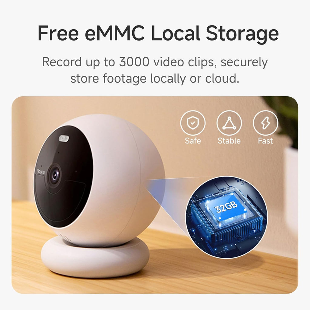 Noorio Solar Security Cameras Wireless Outdoor, 4-Pack 1080P Battery Powered Magnetic Outdoor Camera with AI Motion Detection, 2.4G WiFi Home Security Camera Color Night Vision, Local Storage