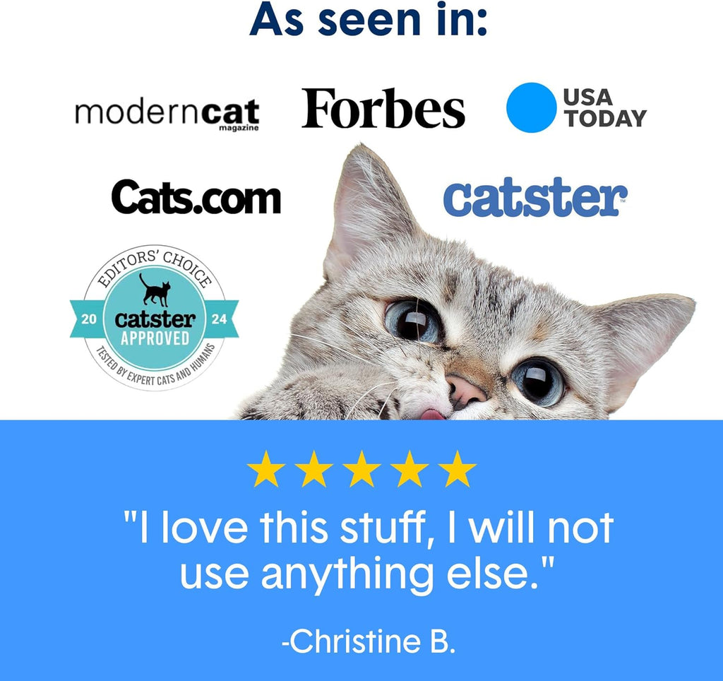 Boxie Probiotic Cat Litter, 40 Day Odor Control, Clumping Clay Kitty Litter, Odor Eliminating Probiotics, Dust-Free, No Fragrances No Fillers, 28 lb