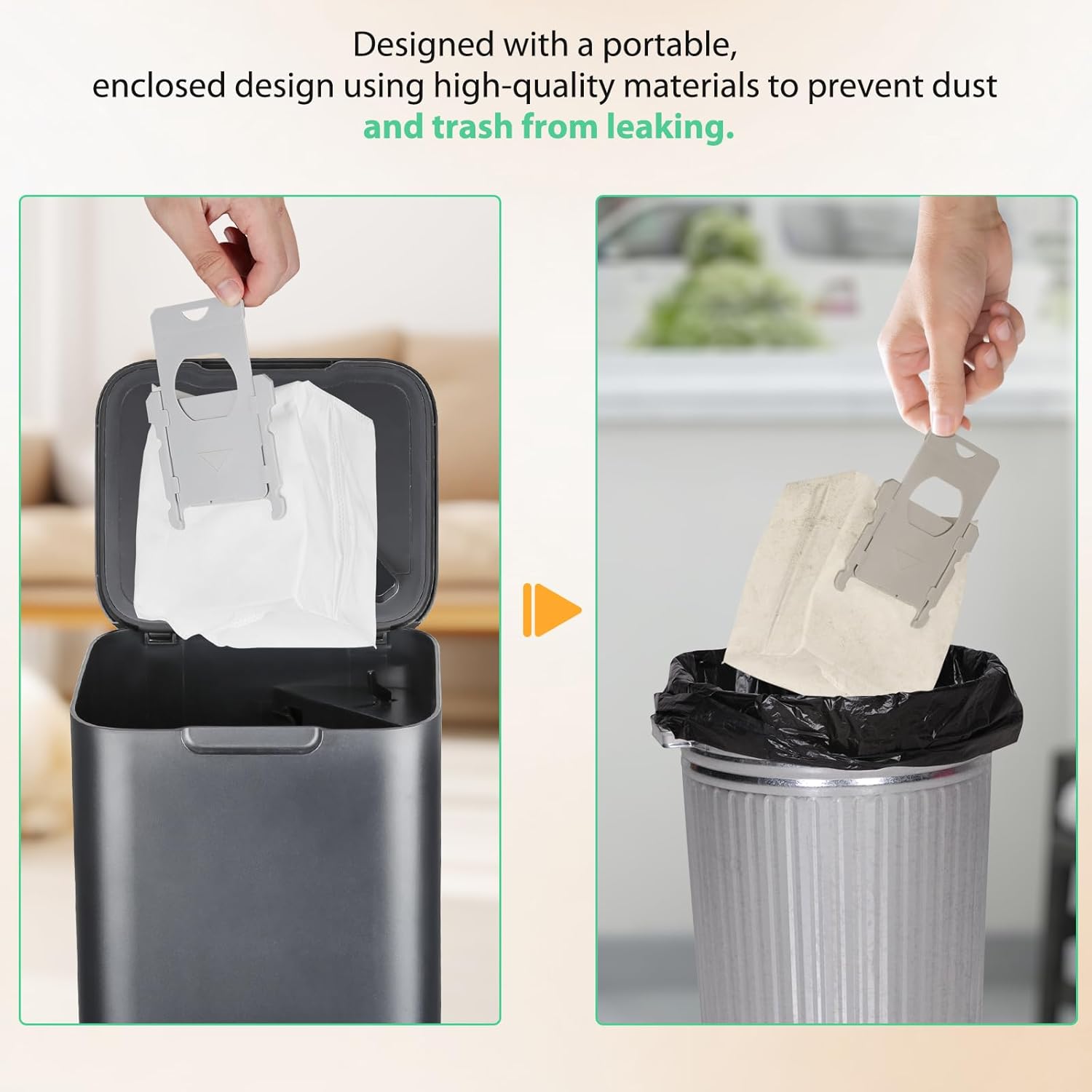 Roomba Replacement Parts 26 Pack - Vacuum Bags for iRobot Roomba i7+, i1+, i2+, i3+, i4+, i5+, i6+, i8+, j6+, j7+, j8+, j9+, s9+, Combo i5+, j5+, j7+, j9+, Works with Clean Base Dirt Disposal