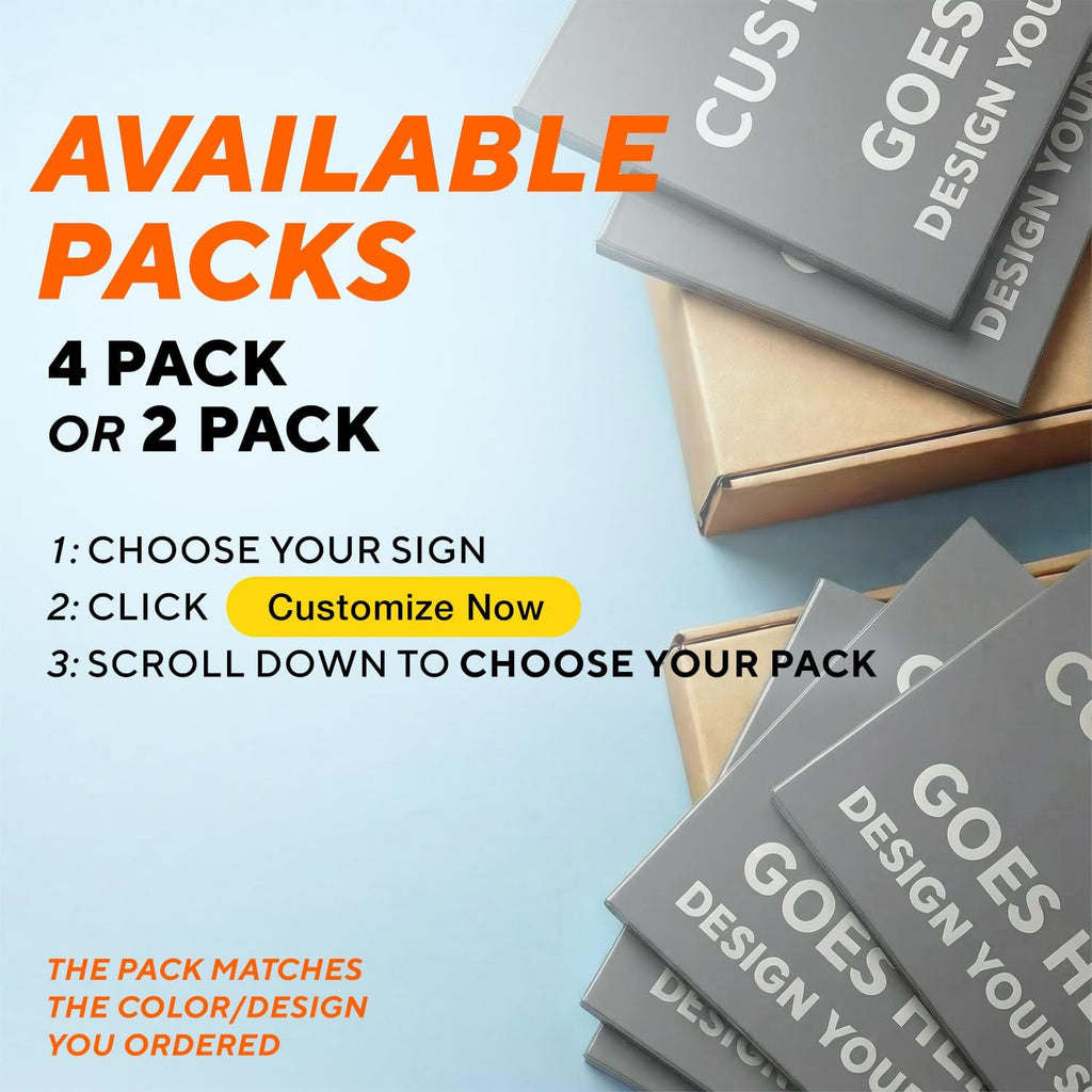 Custom Outdoor Metal Signs - Personalized Aluminum Business Signs, Waterproof, White Aluminum (Gray, 36x24 In)